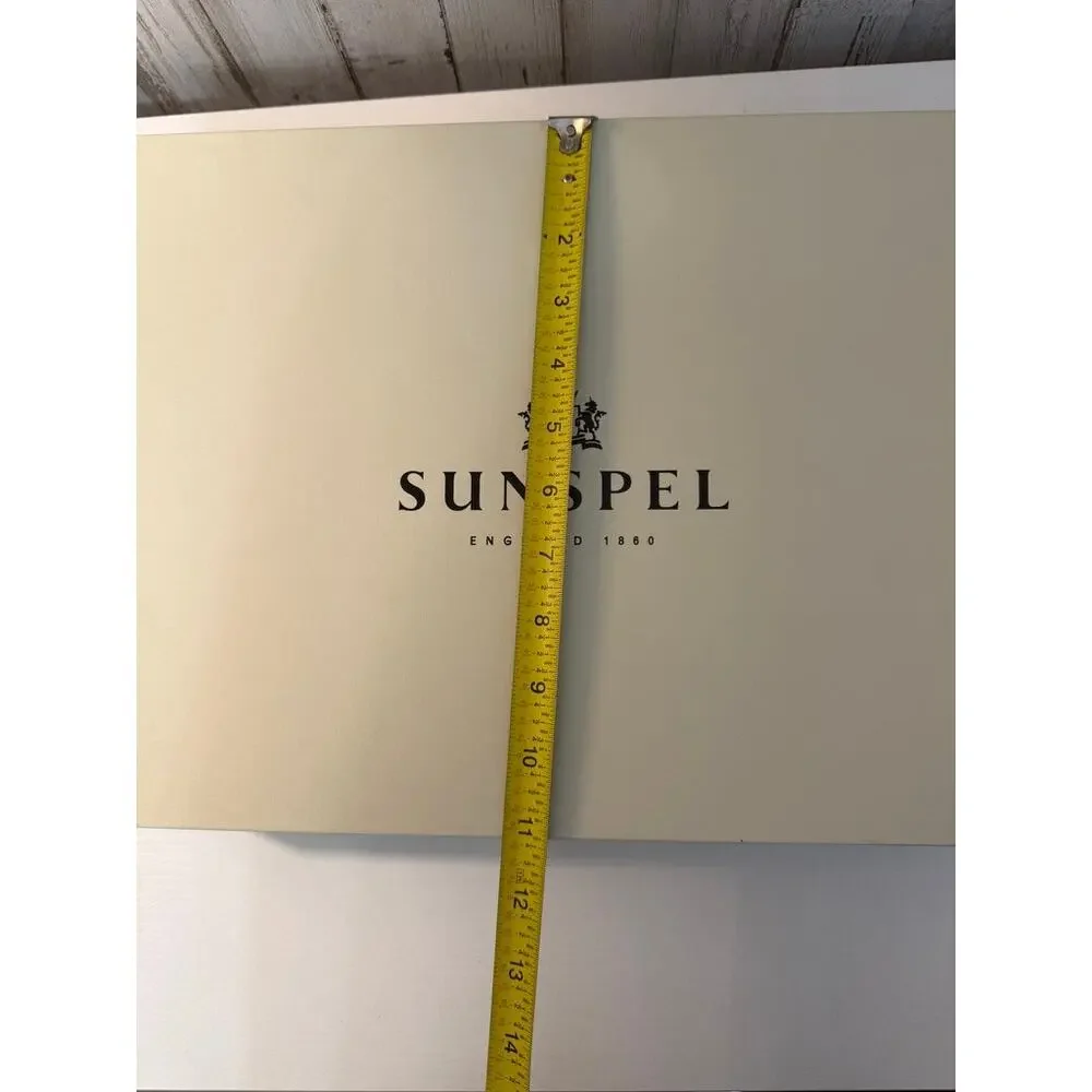 Sunspel Large Gift Presentation Box With Lid Beige Logo Luxury Keepsake